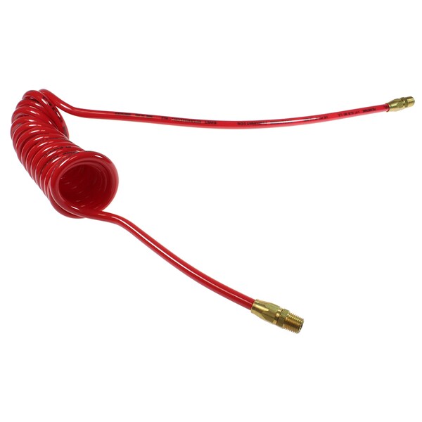 Flexcoil 1/4 ID x 30 ft 1/4 MPT Rigid Reusable Red